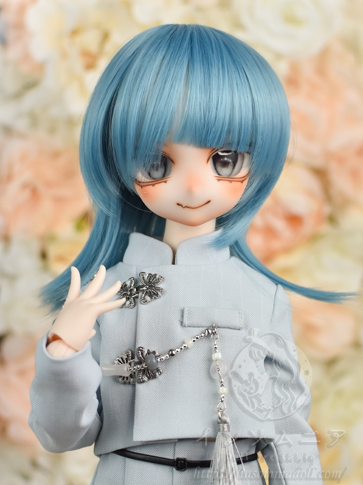 8.5インチ ドールウィッグ アシメウルフ