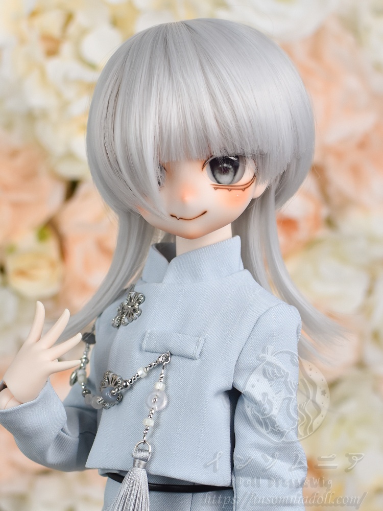 8.5インチ ドールウィッグ アシメウルフ