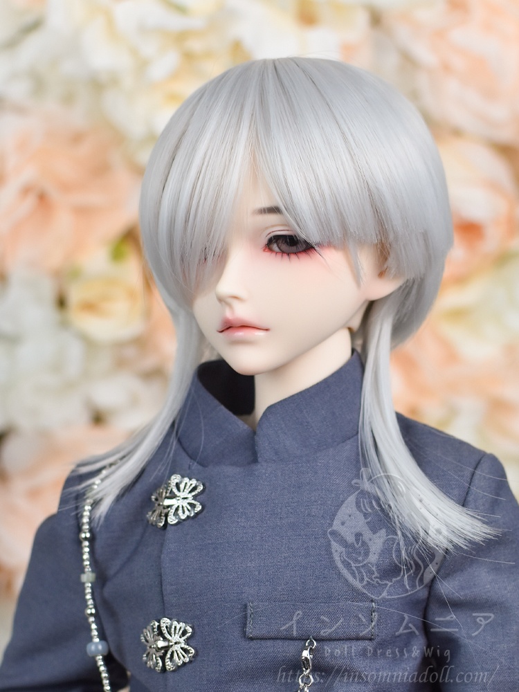 8.5インチ ドールウィッグ アシメウルフ