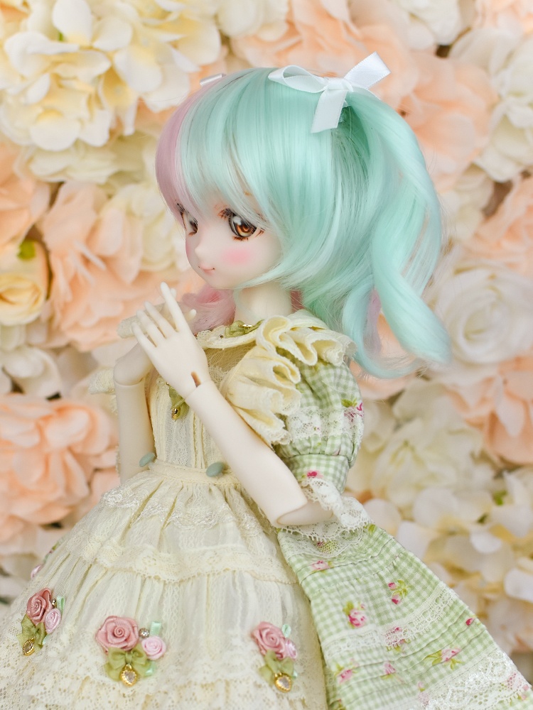 9インチ コレット ドールウィッグ