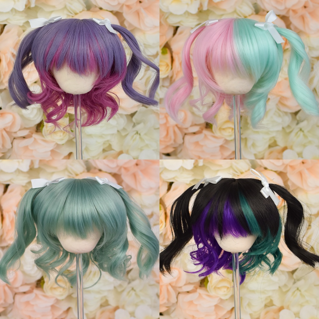 9インチ コレット ドールウィッグ