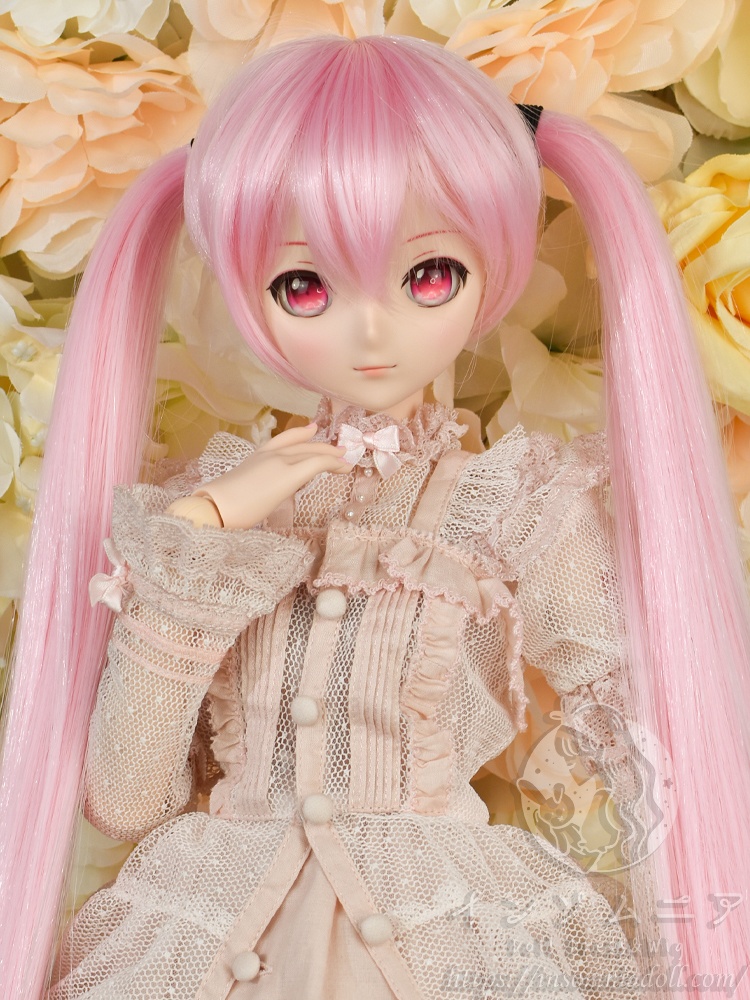 ロングロングツインテ(ピンク系)