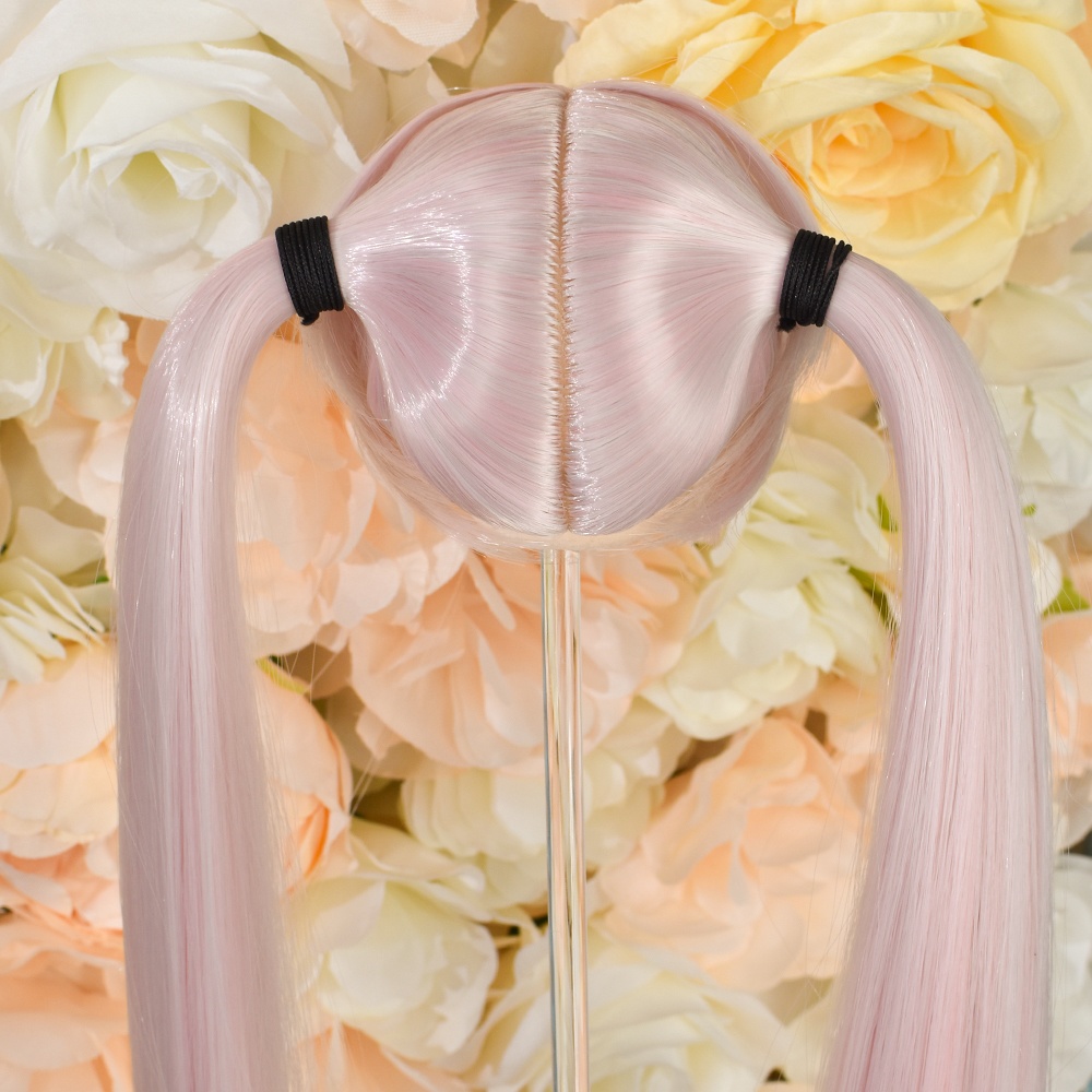 ロングロングツインテ(ピンク系)