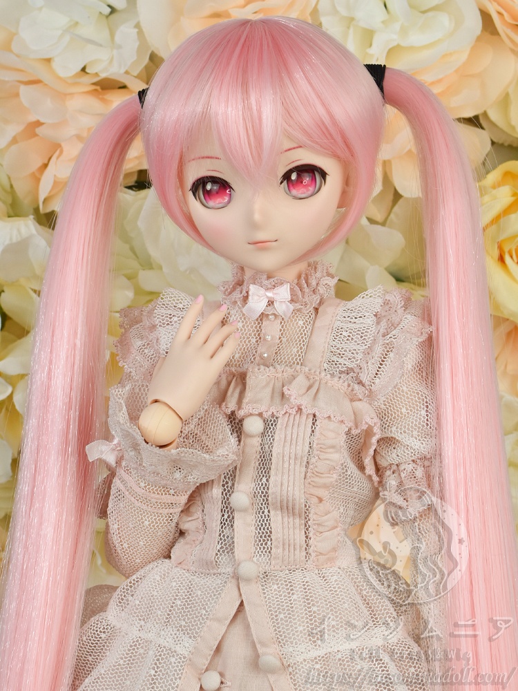 ロングロングツインテ(ピンク系)