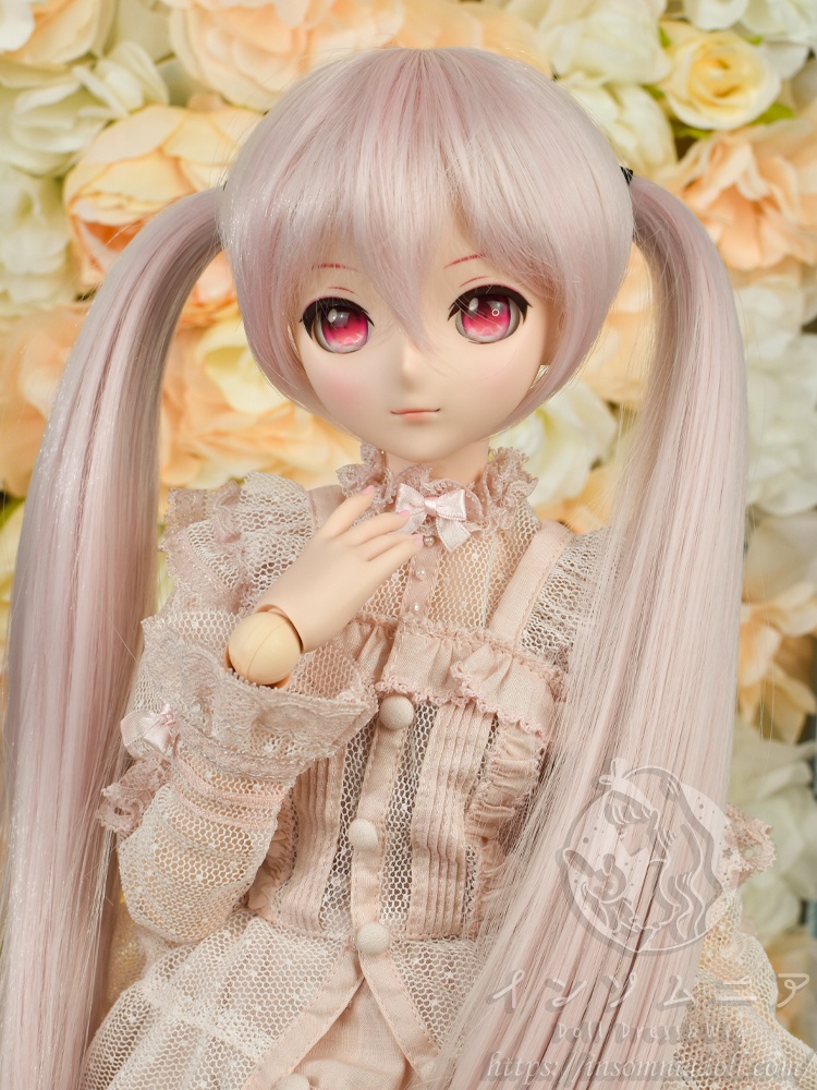 ロングロングツインテ(ピンク系)