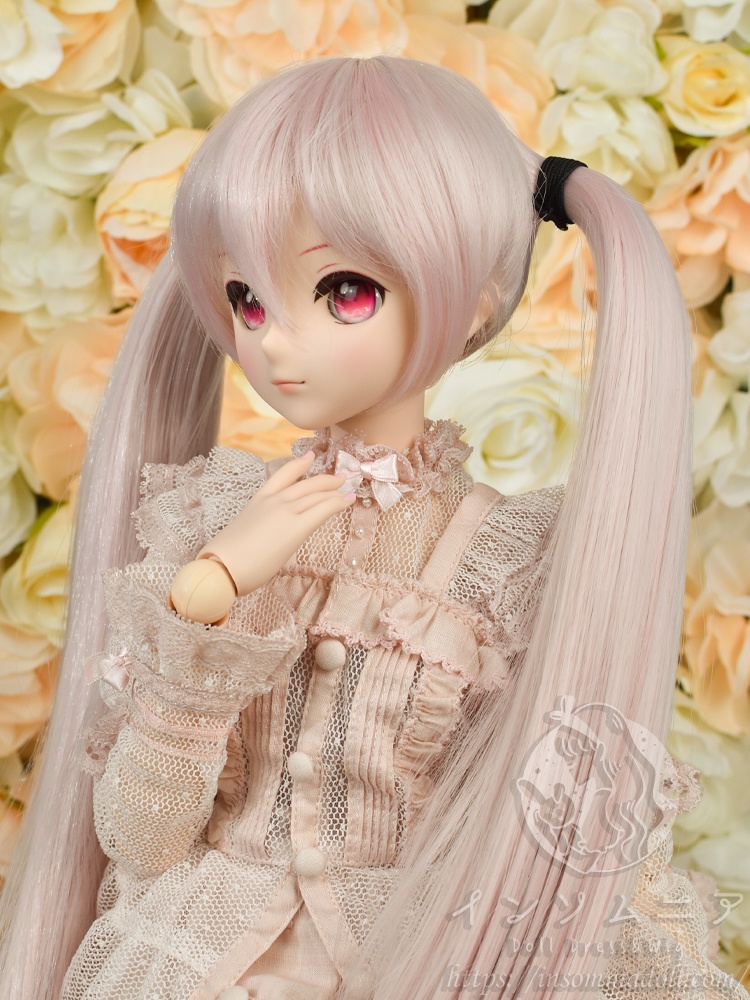 ロングロングツインテ(ピンク系)