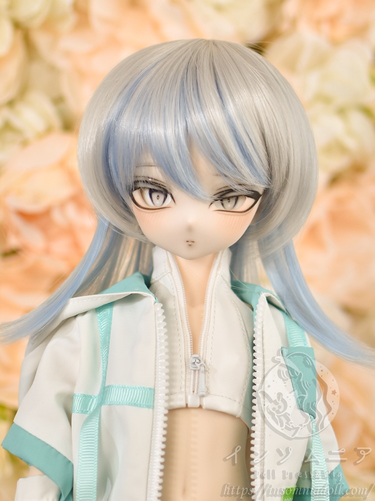 9インチ/ドールウィッグ/ウルフヘア/ウルフカット/サキ