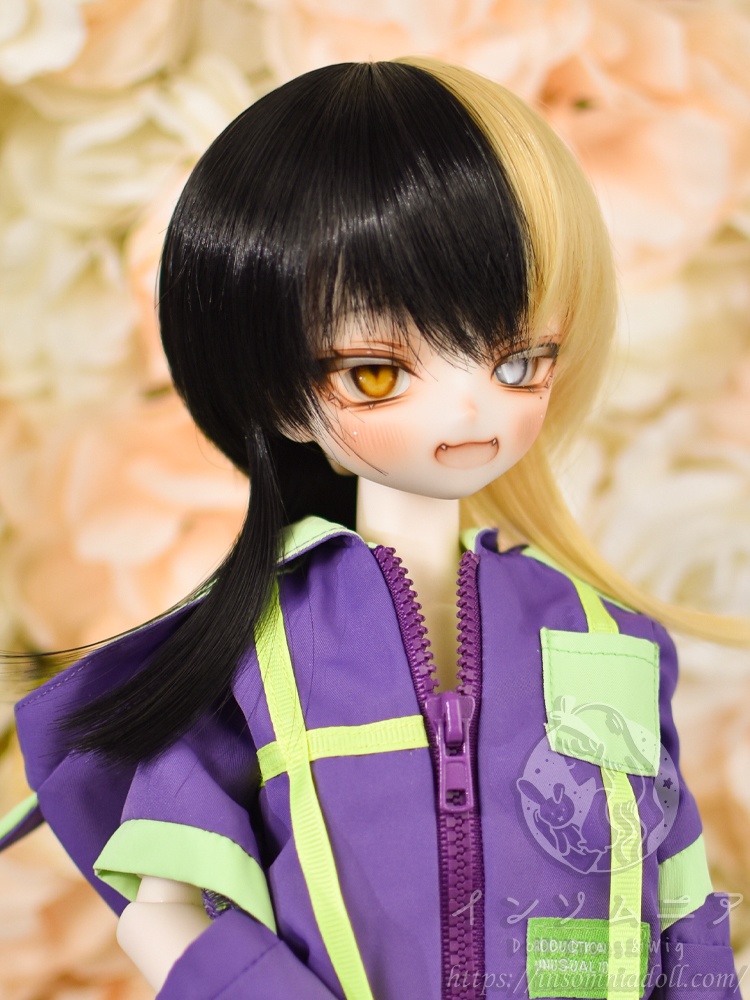 9インチ/ドールウィッグ/ウルフヘア/ウルフカット/サキ