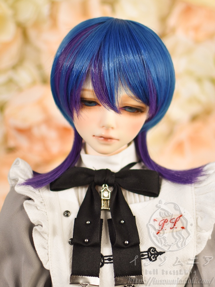 9インチ/ドールウィッグ/ウルフヘア/ウルフカット/サキ