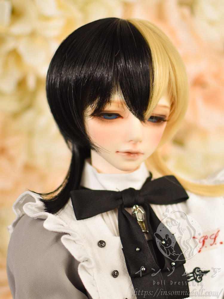 9インチ/ドールウィッグ/ウルフヘア/ウルフカット/サキ