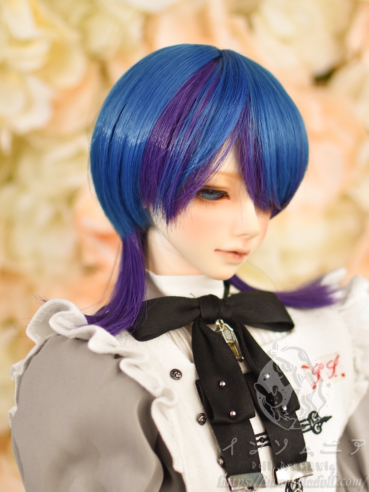 9インチ/ドールウィッグ/ウルフヘア/ウルフカット/サキ