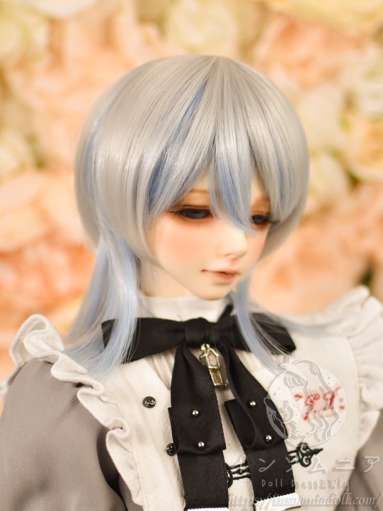 9インチ/ドールウィッグ/ウルフヘア/ウルフカット/サキ