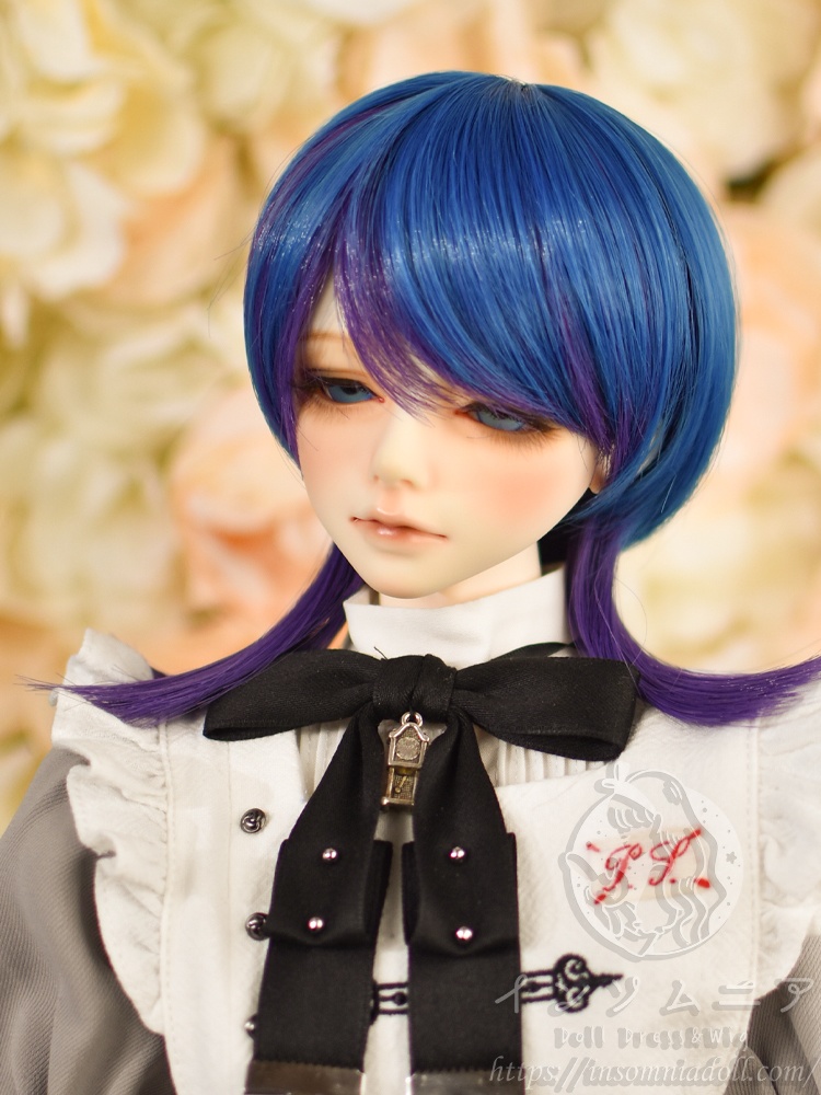 9インチ/ドールウィッグ/ウルフヘア/ウルフカット/サキ