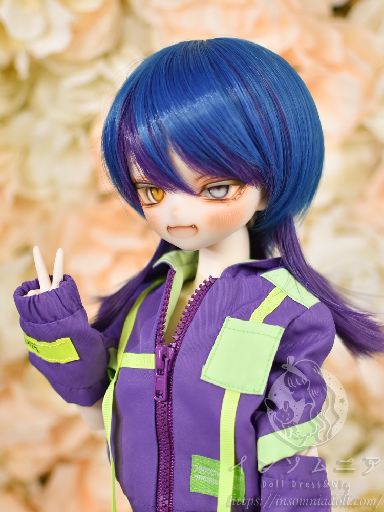 9インチ/ドールウィッグ/ウルフヘア/ウルフカット/サキ