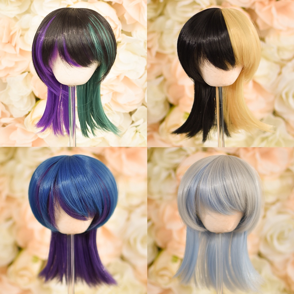 9インチ/ドールウィッグ/ウルフヘア/ウルフカット/サキ