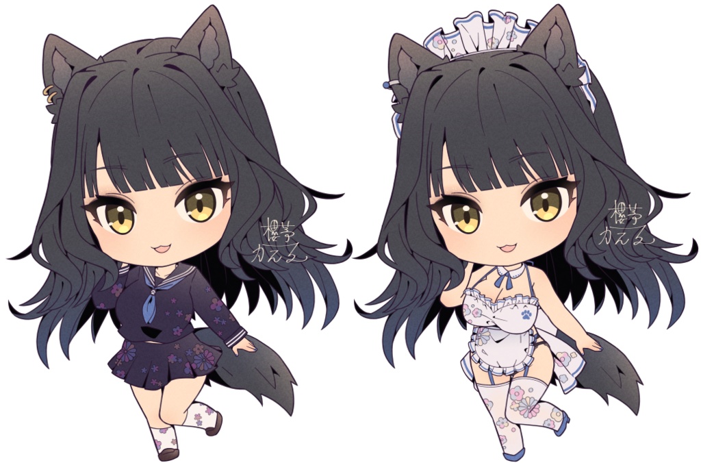 【OC】ちびキャラキーホルダー2種