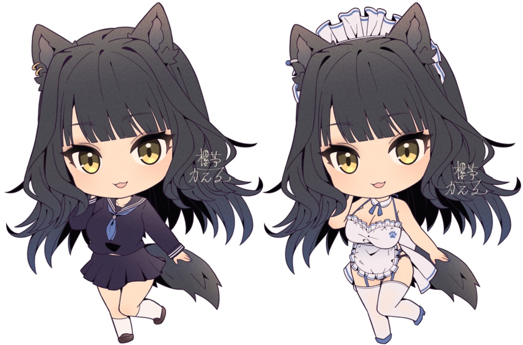 【OC】ちびキャラキーホルダー2種