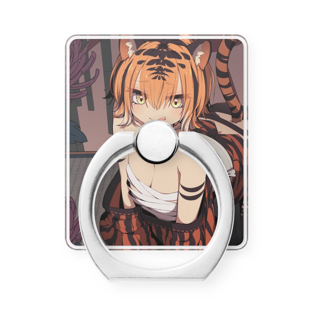 「ギャル虎」スマホリング / “Gal Tiger” (Phone Ring Holder)