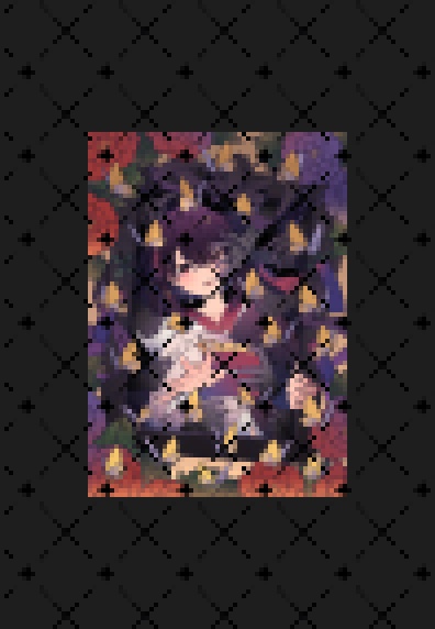 【DL】花札「牡丹に蝶」/ Hanafuda  “Peony and Butterfly”