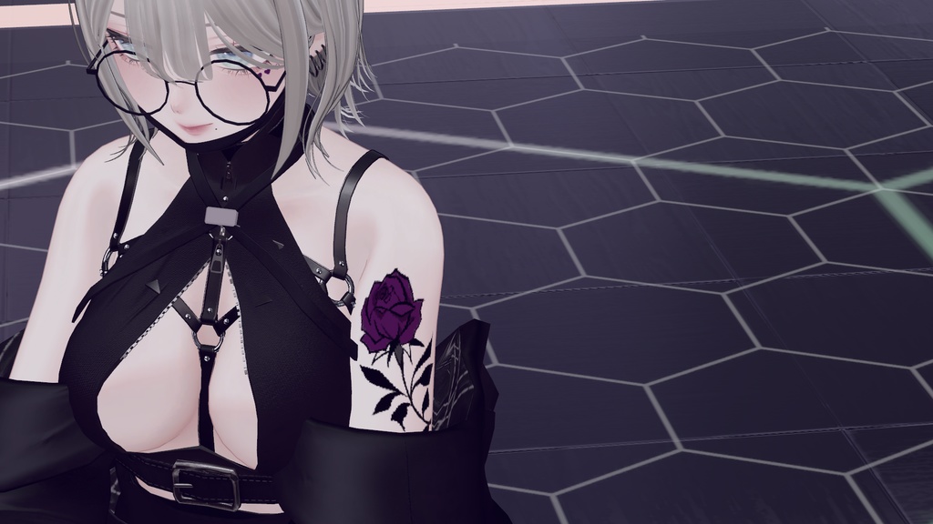 薔薇のタトゥー 3アバター対応確認済