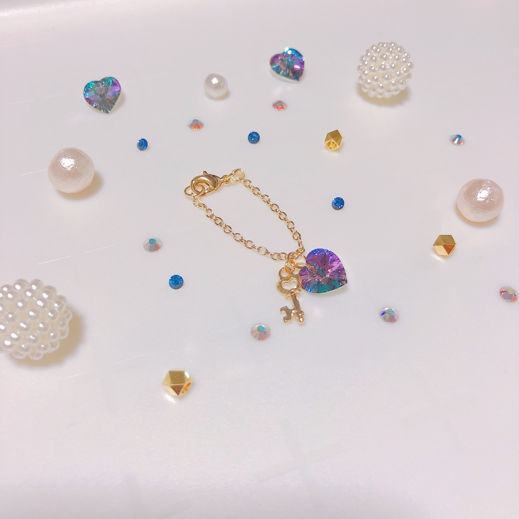 秘密の部屋へのカギ風ぬい用ネックレス