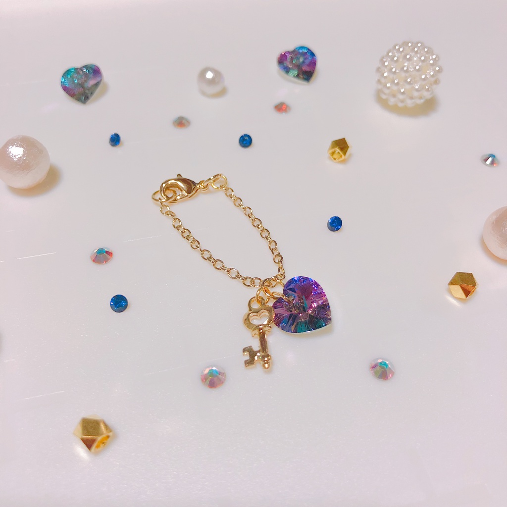 秘密の部屋へのカギ風ぬい用ネックレス