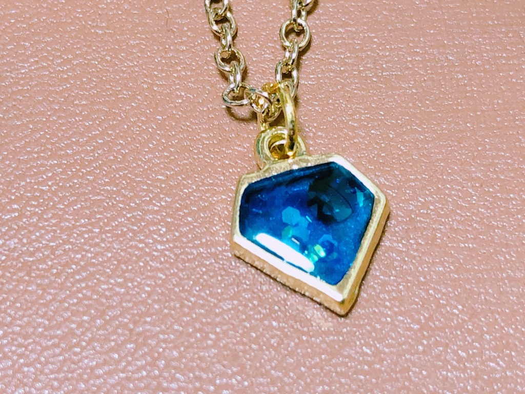 煌くダイヤ風ぬい用ネックレス