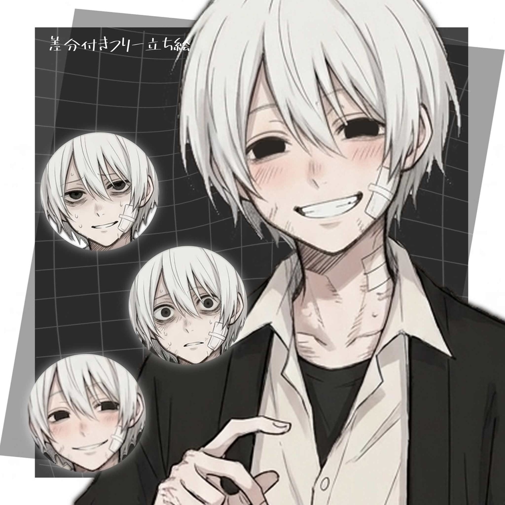 【AIフリー立ち絵】俺得闇落ち男子