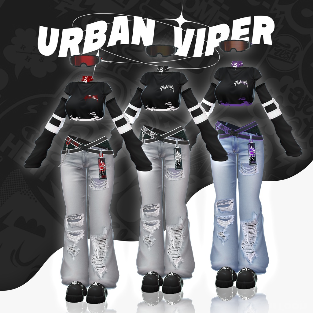 都市の毒蛇(UrbanViper)[森羅Shinra, ライムLime, 竜胆Rindo, MaruBody] 缩略图 8