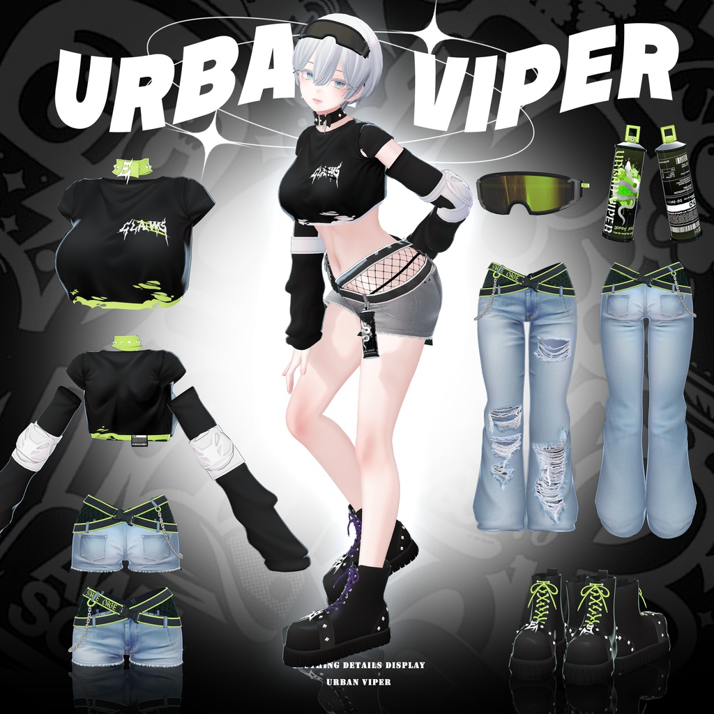 都市の毒蛇(UrbanViper)[森羅Shinra, ライムLime, 竜胆Rindo, MaruBody] 缩略图 6