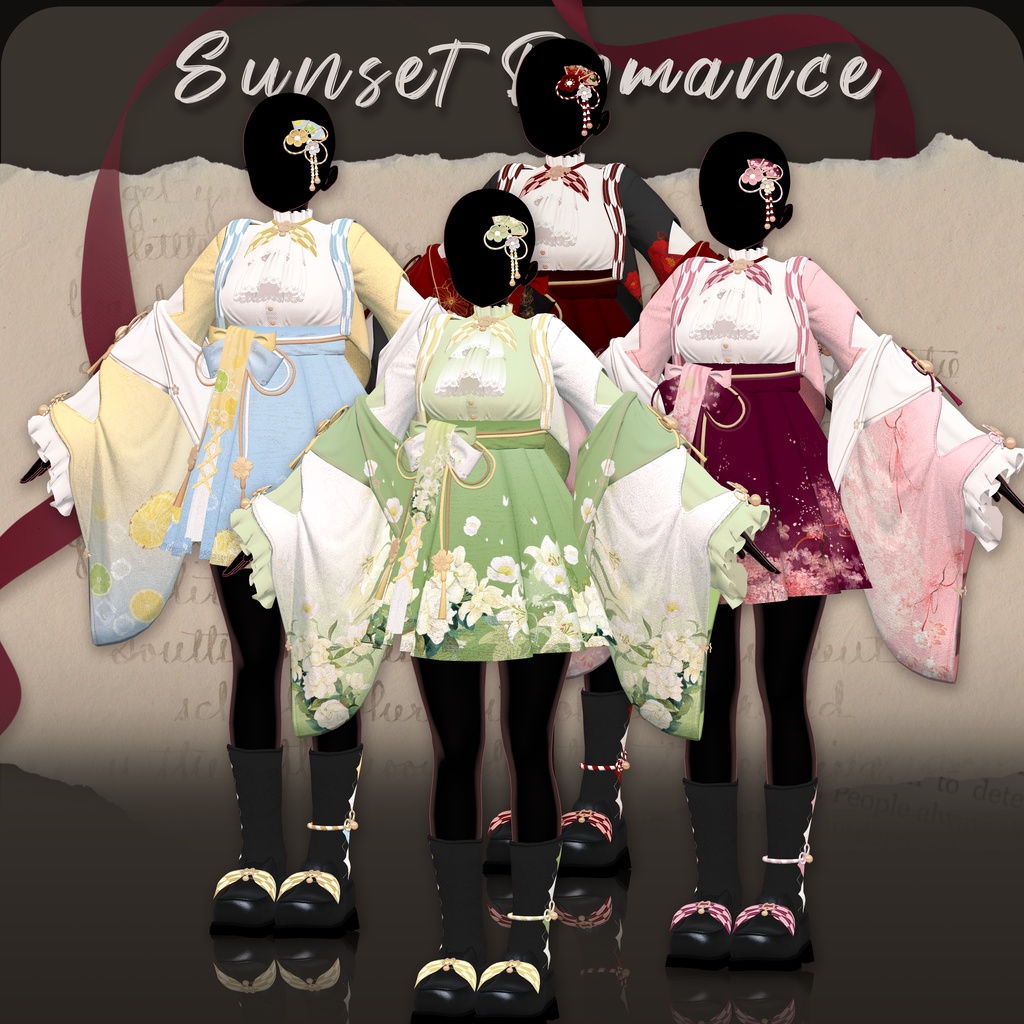 夕日のロマンス(Sunset Romance)[11 Avatars] 缩略图 17