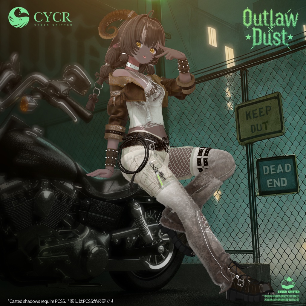 🌵 Outlaw Dust🌵【髪型 · メークアップ付き衣装 / 18アバター対応】