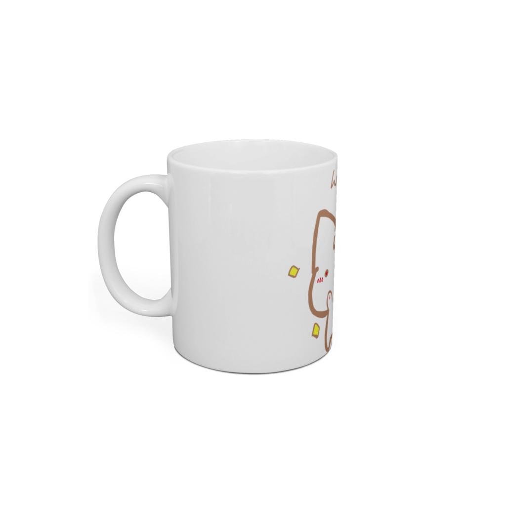 フェンリル(⸜(* ॑꒳ ॑* )⸝んばっ) マグカップ