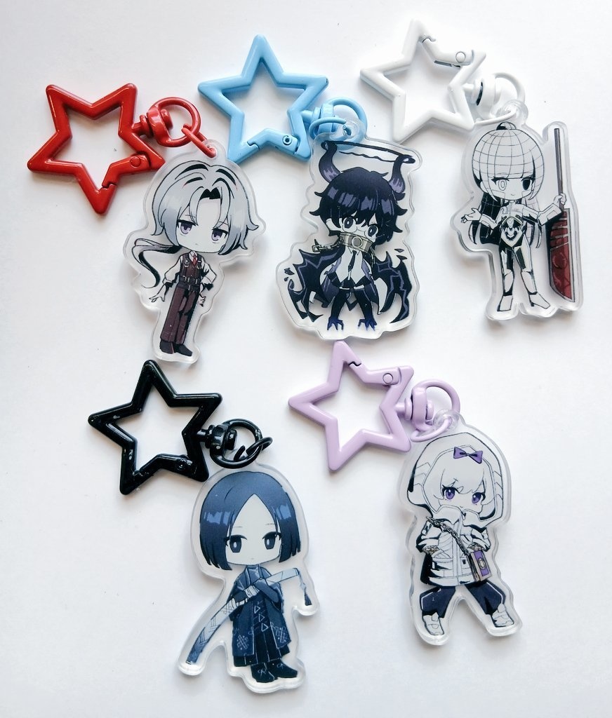 蜘蛛の巣子方 アクリルキーホルダー