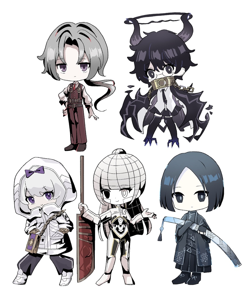蜘蛛の巣子方 アクリルキーホルダー