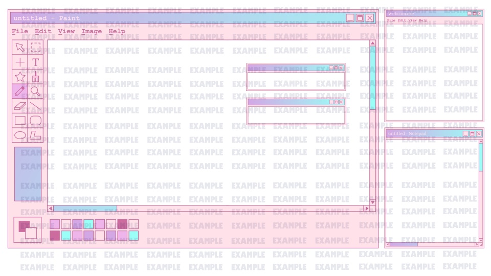 Windows Aesthetic Stream Overlay