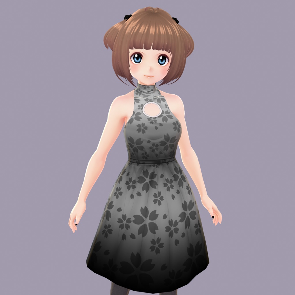 Sakura Vroid Pattern Dress