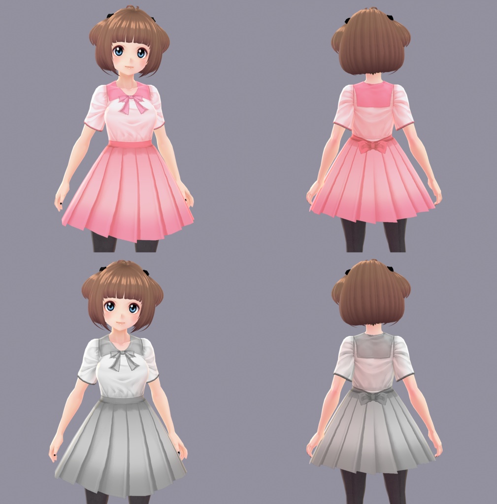 3 Vroid Uniform Dress