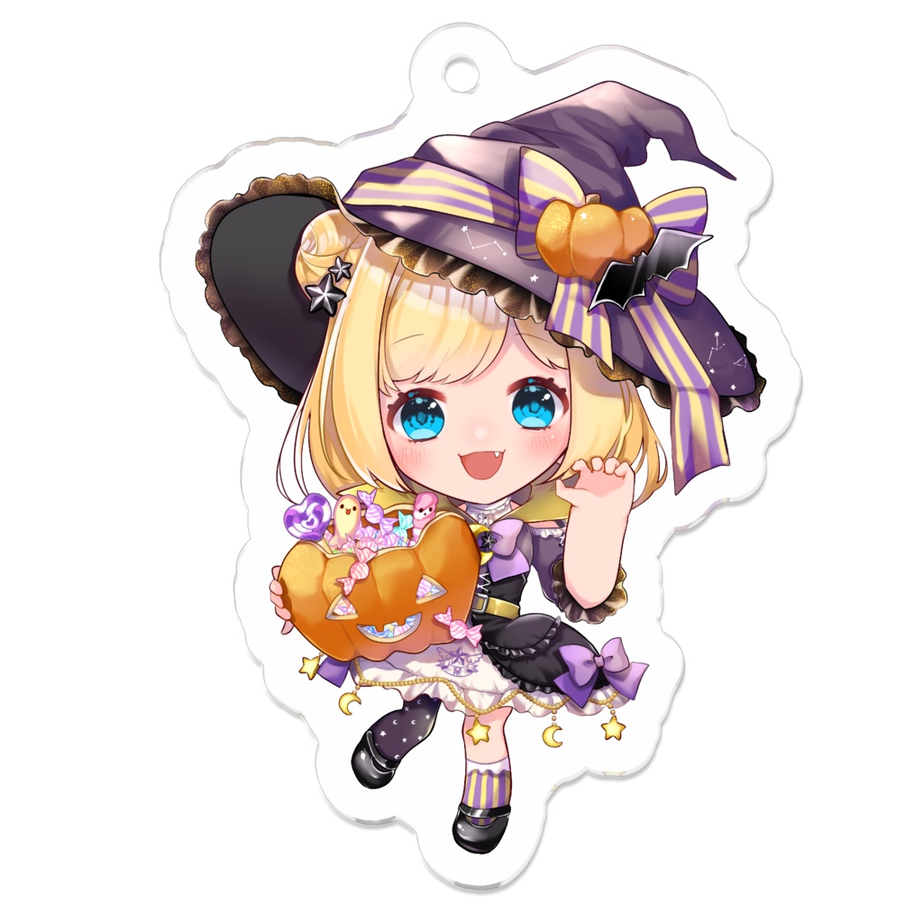ミニよるアクリルキーホルダー【2021ハロウィン】