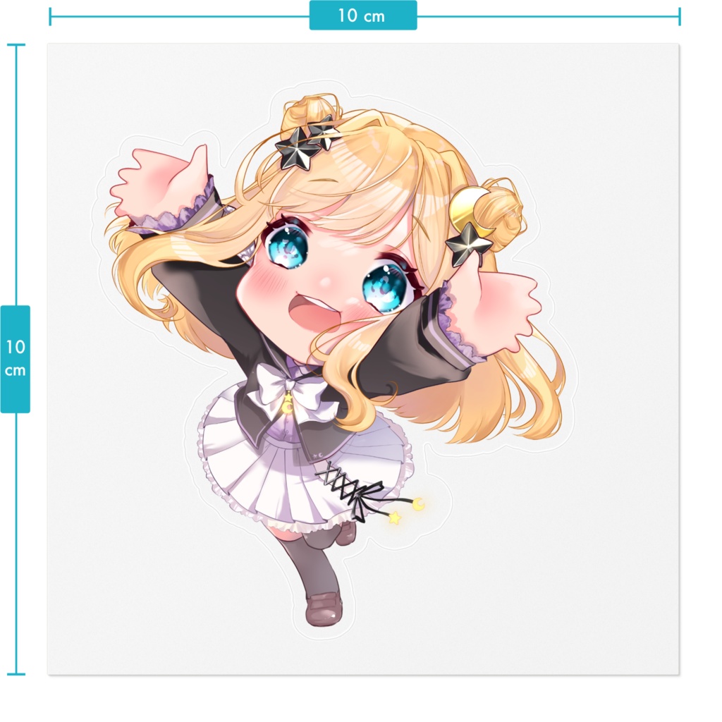 ミニよるステッカー【2022セーラー】