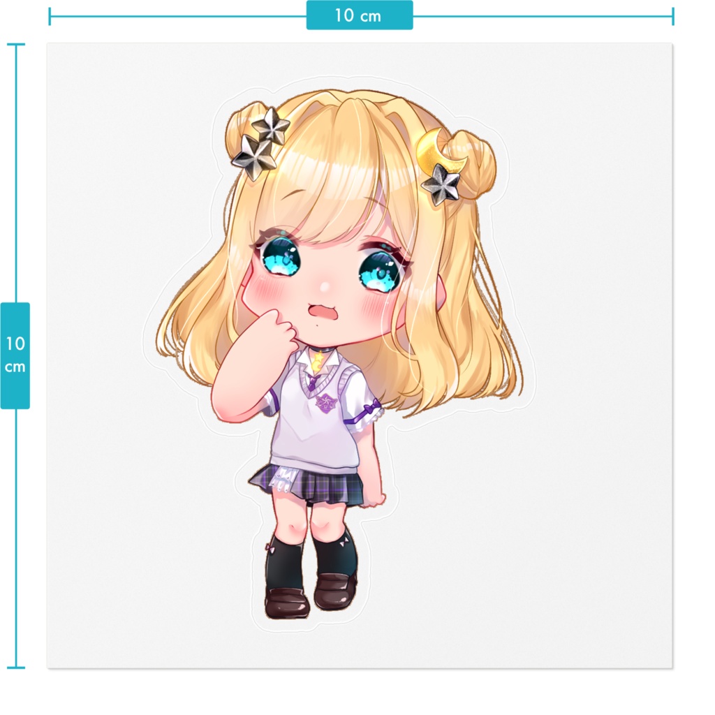 ミニよるステッカー【2022半袖制服】