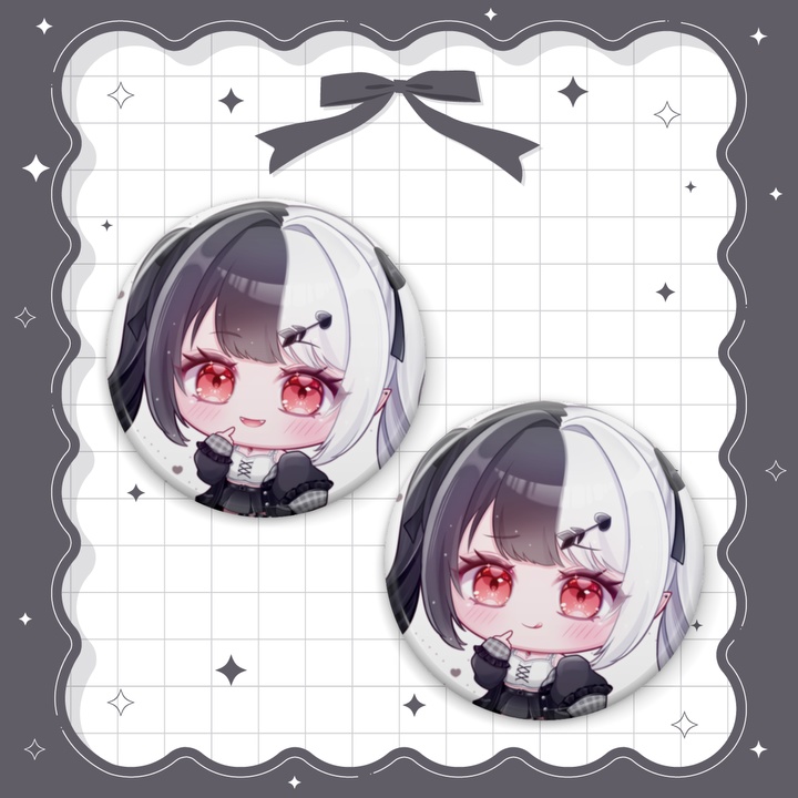 糸矢める 缶バッジ 57㎜