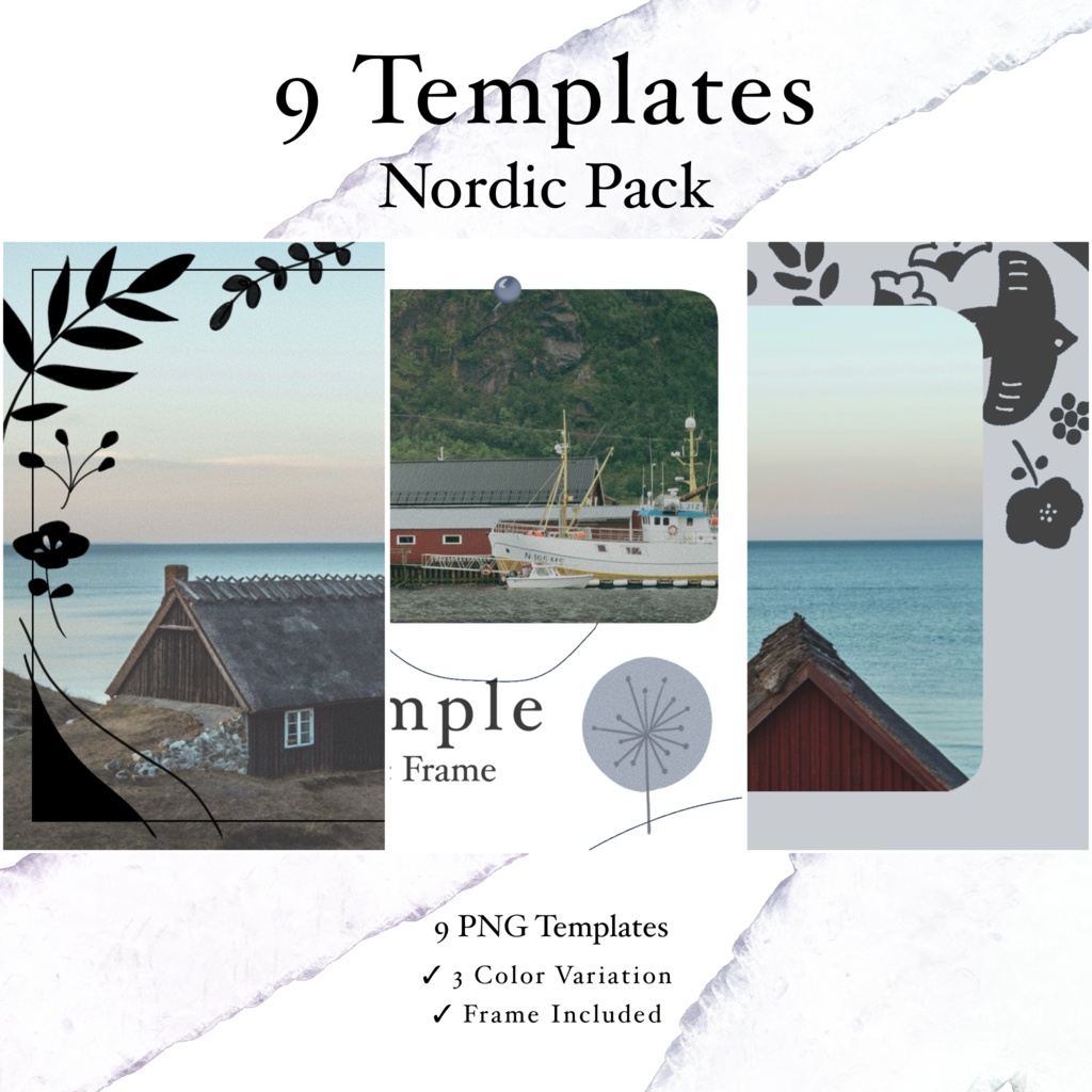 Nordic Pack Vol.1｜Vlogサムネ・OPテンプレート
