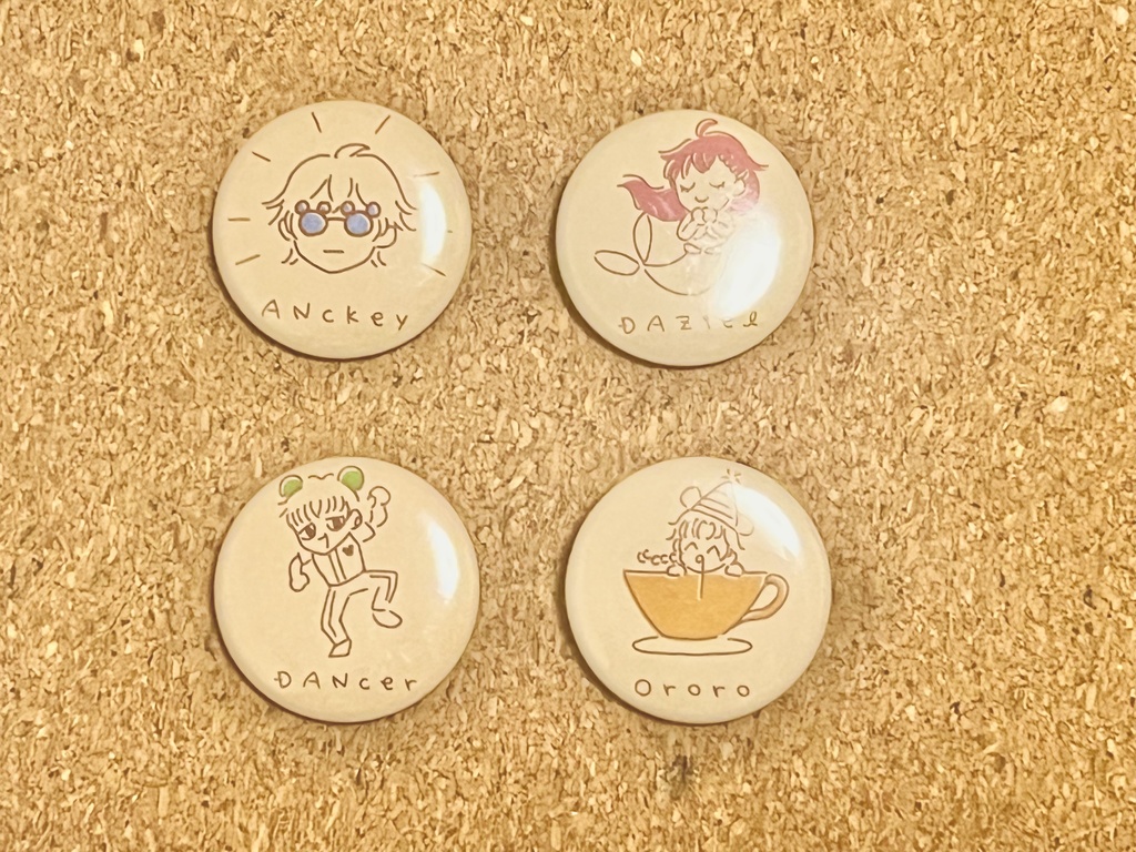 夢の国缶バッジ