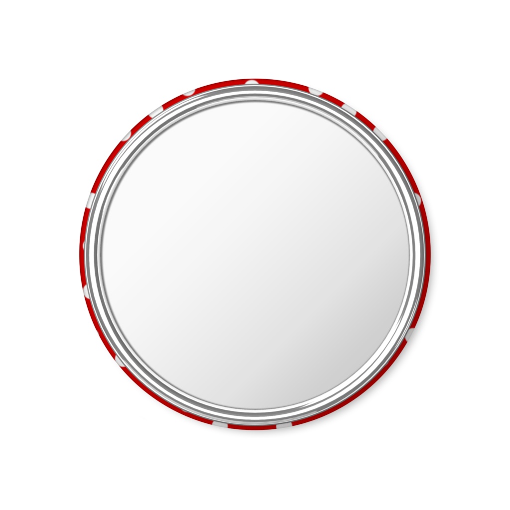 クリスマス缶ミラー