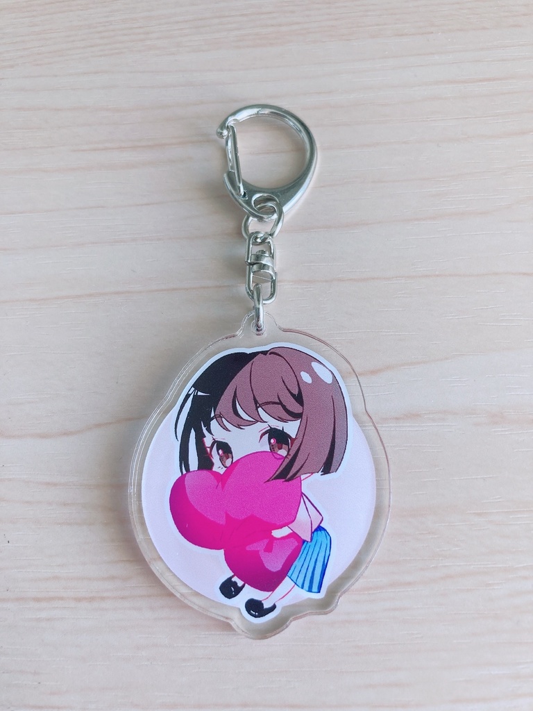 明日、初めて彼女と❤ ‐ 彼女ちゃんアクリルキーホルダー