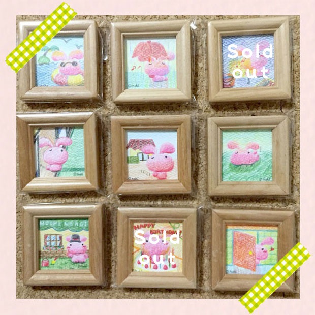 ミニ額イラスト