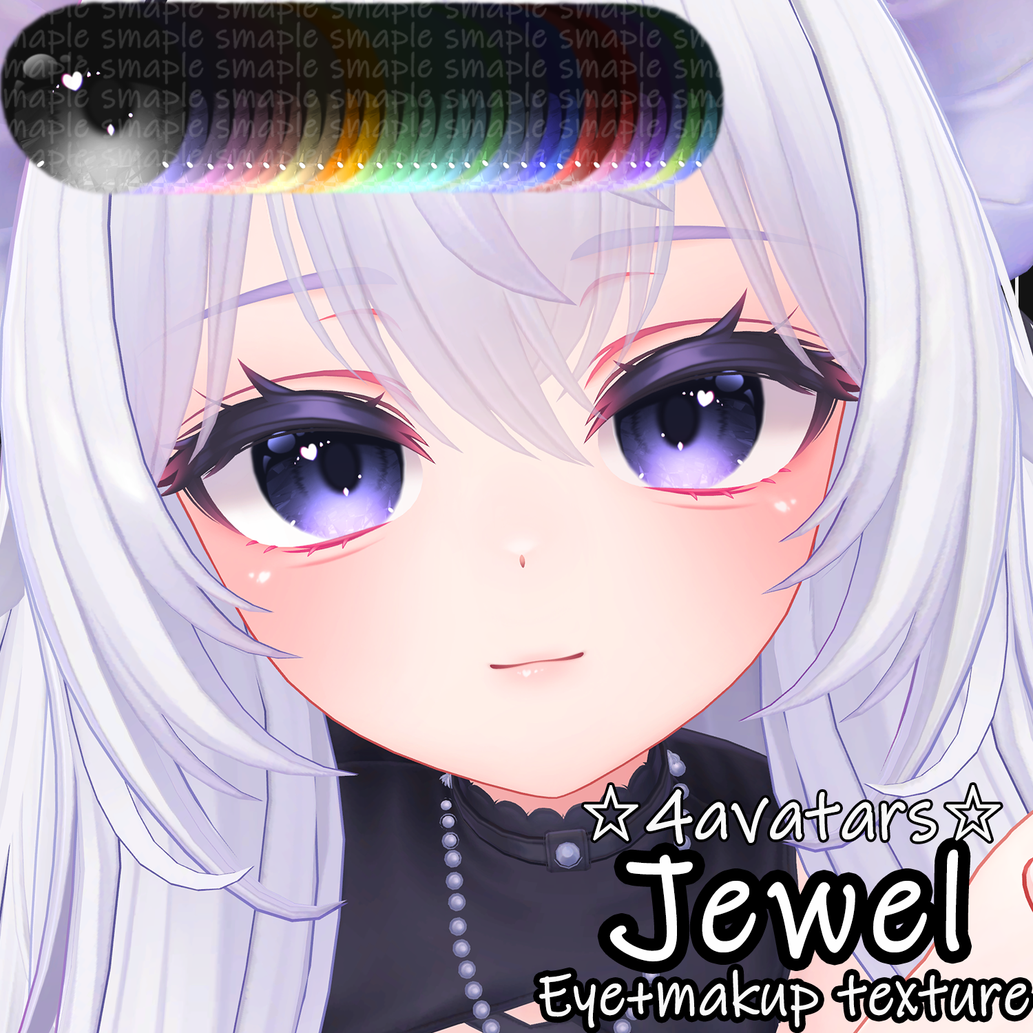 [4 avatars] 💕Jewel Eye + Makeup Texture💕