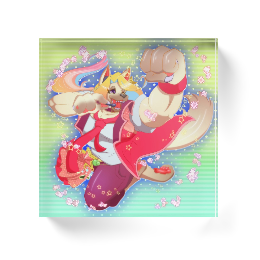 カットインアクリルブロック 【ラジェスタ=クリムゾン】