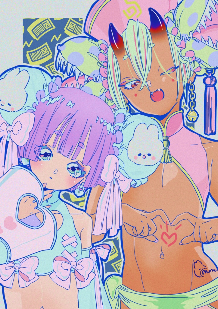 てんちあくみゃクリアファイル